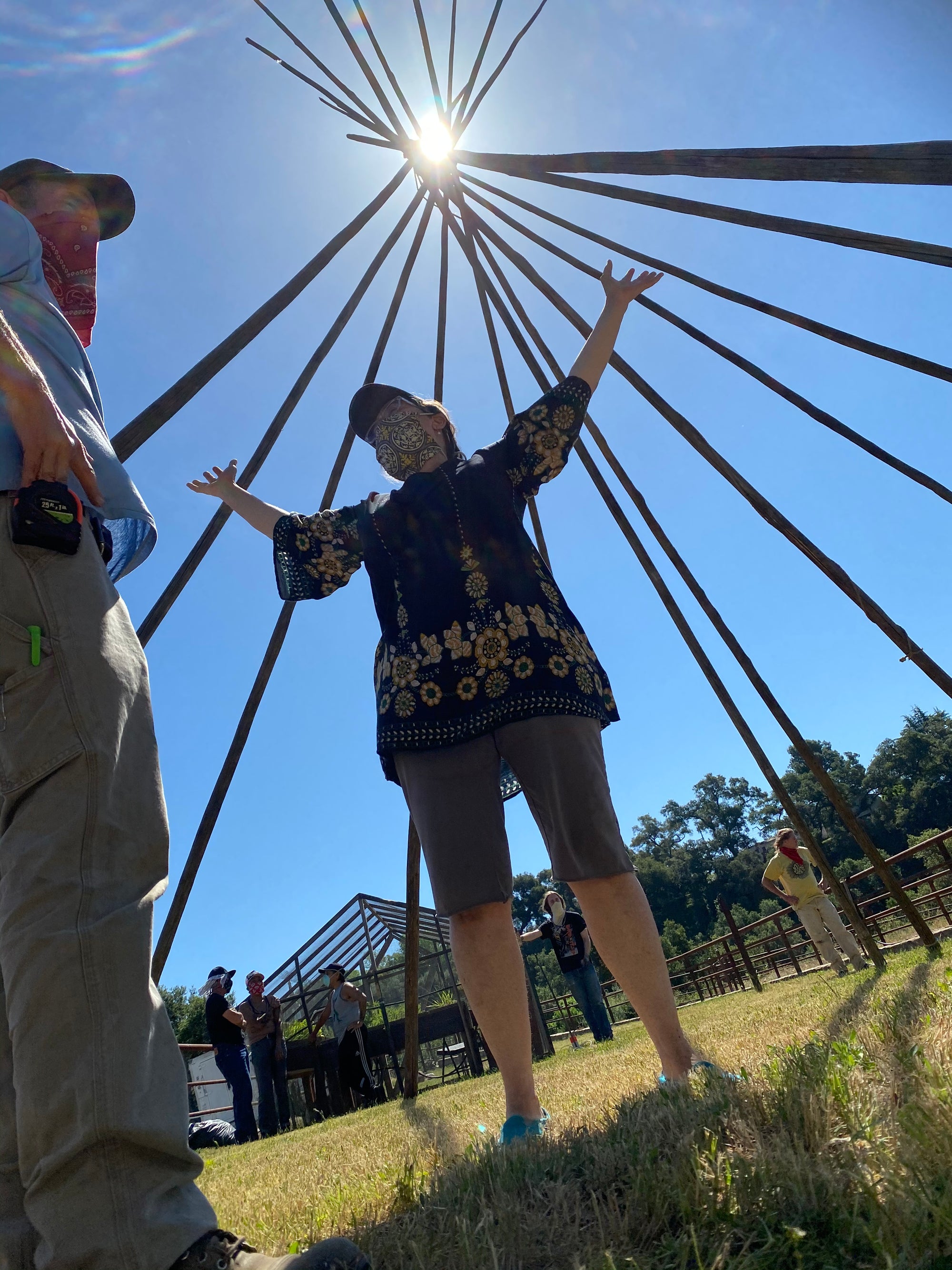 The Making of Grandmother Bear Tipi