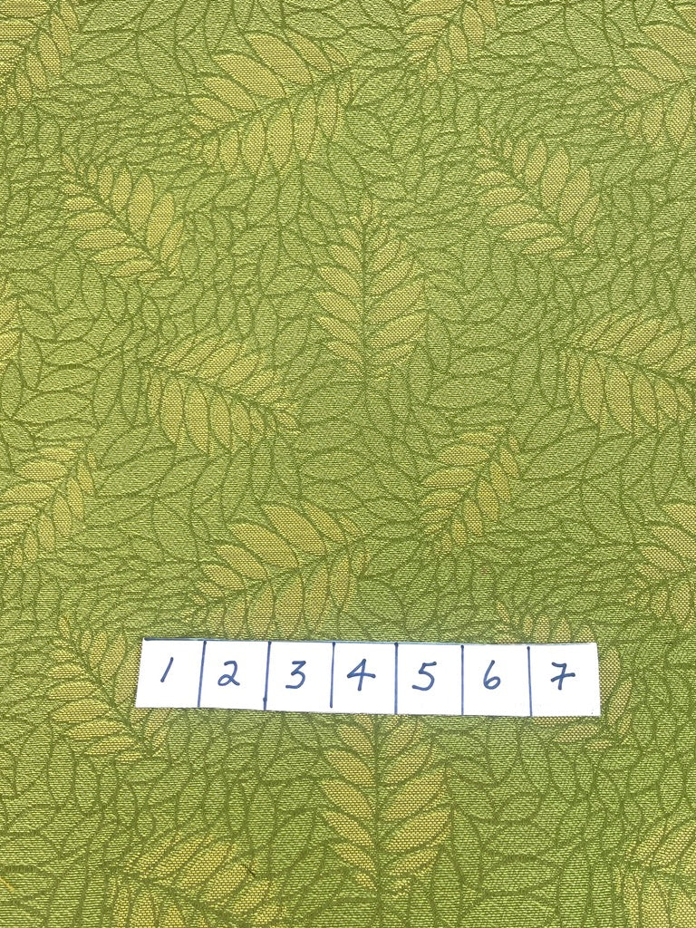 Fabric: Green Fern Jacquard