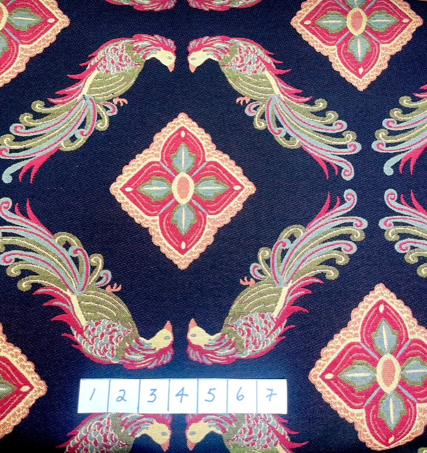 Fabric: Bird and Medallion Tapestry
