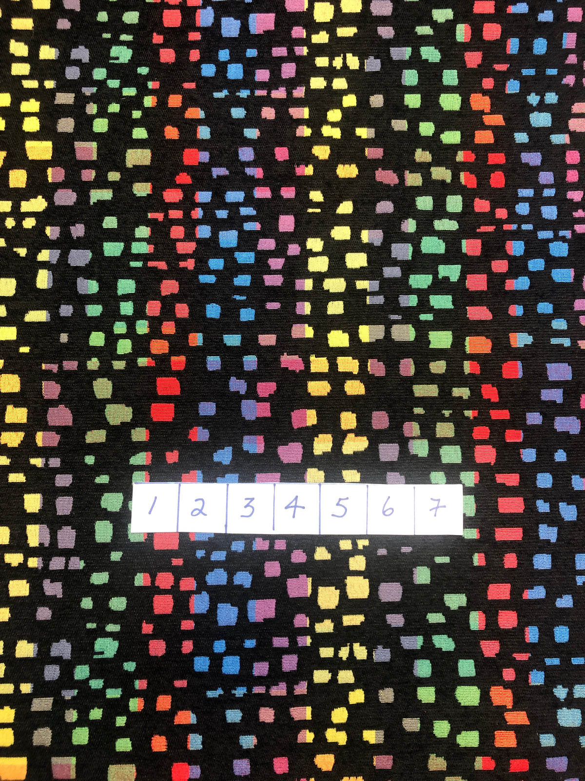 Fabric: Rainbow Mosaic Chenille