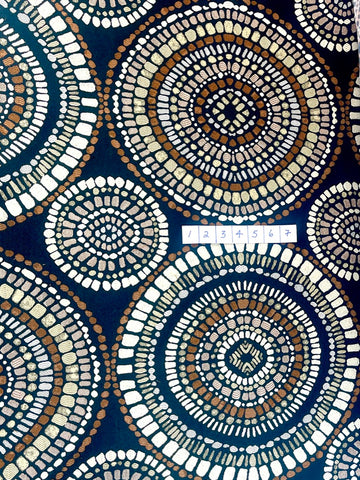 Fabric: Earthen Mandala Tapestry