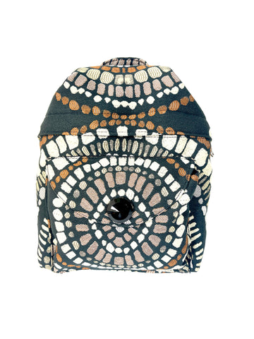 Backpack, Small, in Earthen Mandala Tapestry