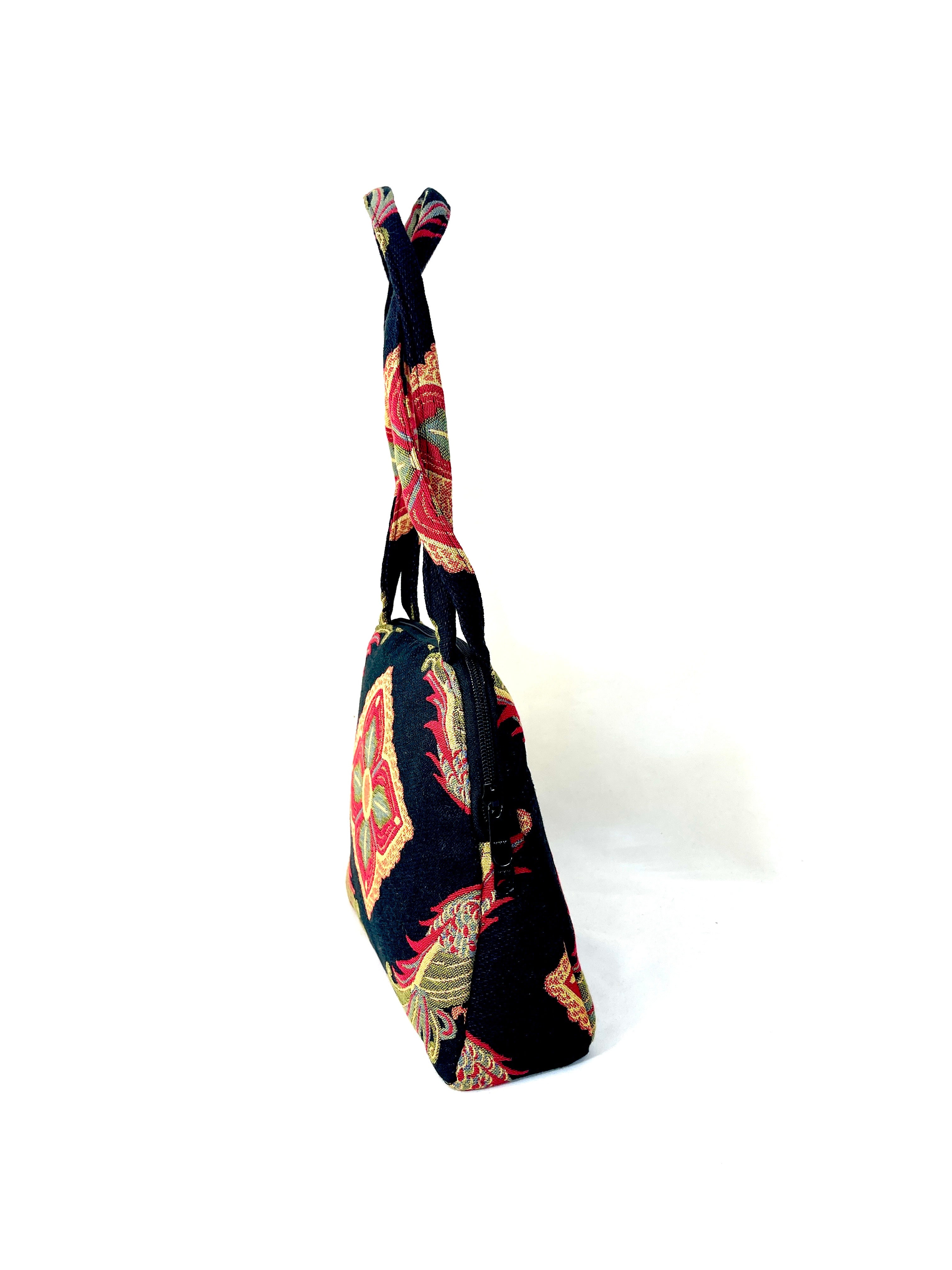 Evita Grande Bag in Bird Tapestry