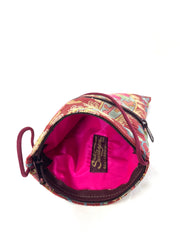 Patch Purse in Pink Paisley Jacquard