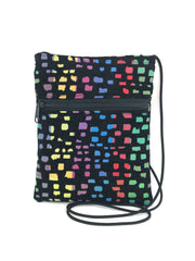 Patch Purse in Rainbow Mosaic